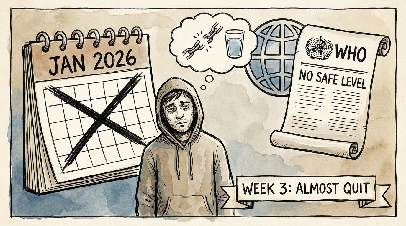 The Week I Almost Quit Quitting: My Raw Dry January 2026 Experience After the WHO Changed Everything